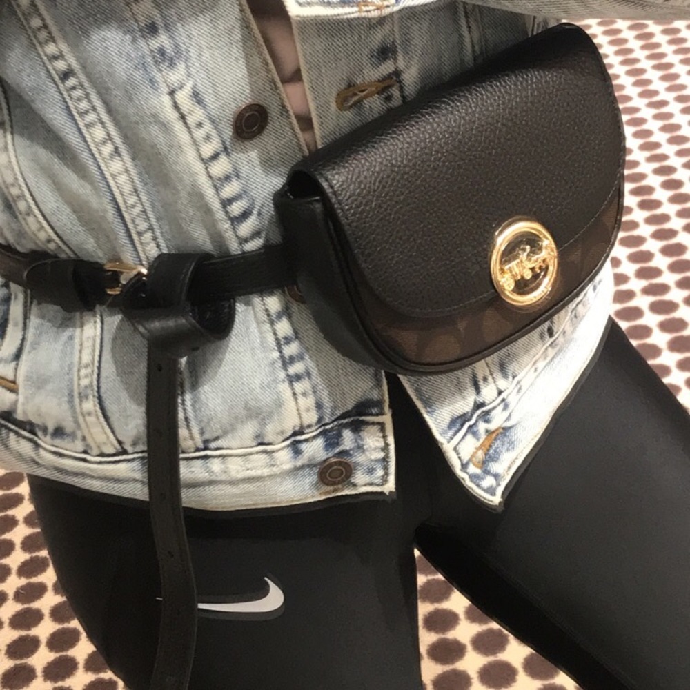 Belt and cross body bag